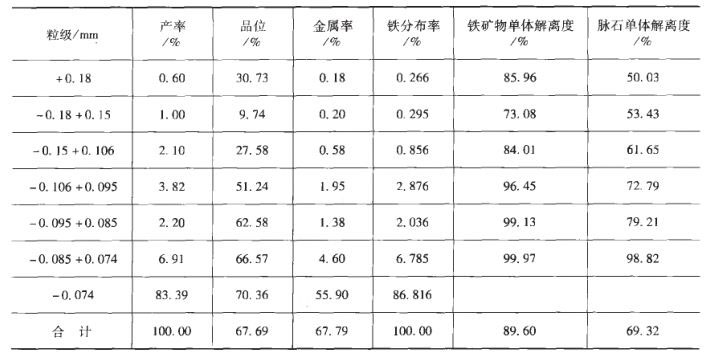 對(duì)各級(jí)別粒度進(jìn)行鏡下觀察分析